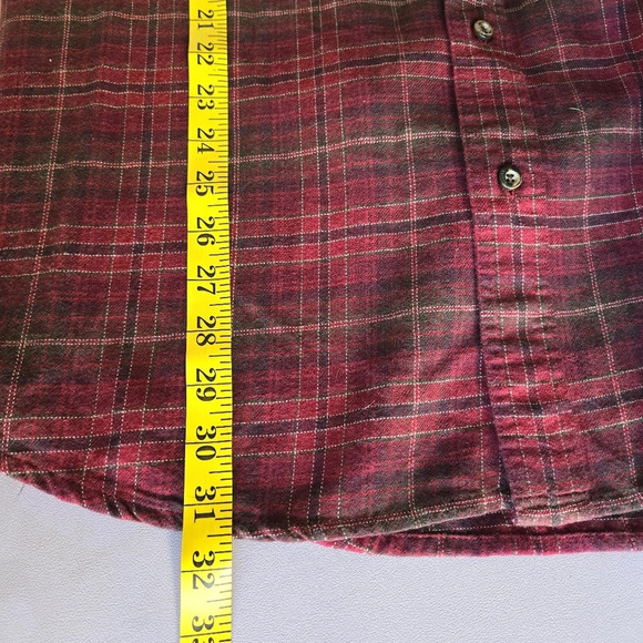 G.H. Bass & Co Men's Fireside Flannel Button-up Shirt Size XL Outdoor Fall Cabin - Picture 9 of 10